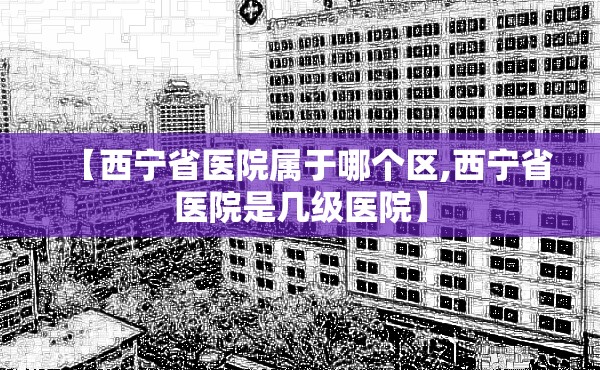 【西宁省医院属于哪个区,西宁省医院是几级医院】