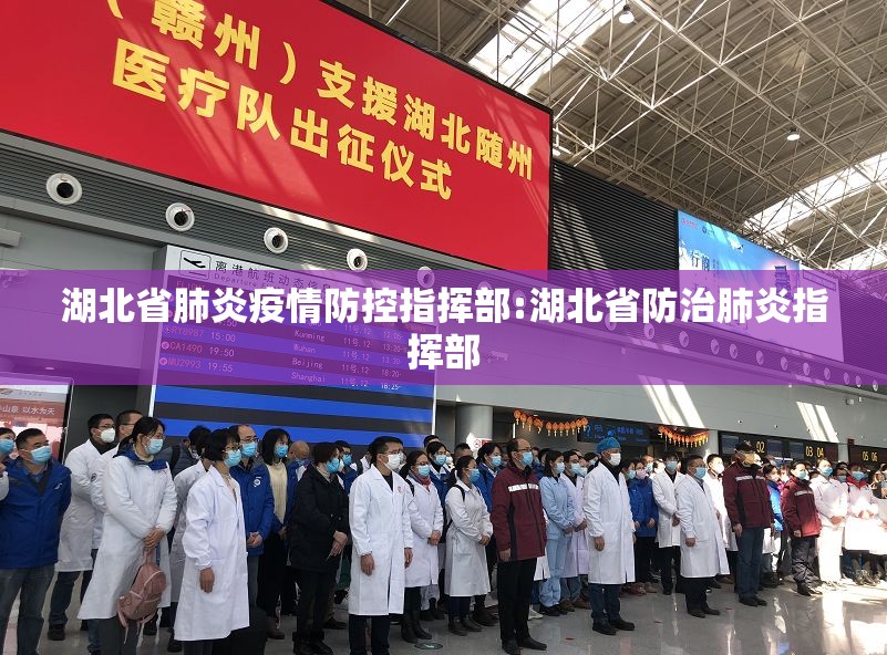 湖北省肺炎疫情防控指挥部:湖北省防治肺炎指挥部