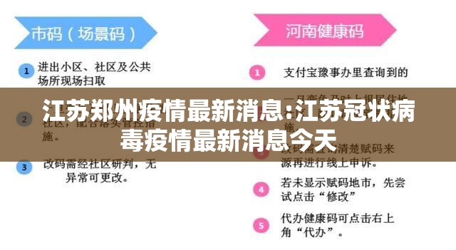 江苏郑州疫情最新消息:江苏冠状病毒疫情最新消息今天