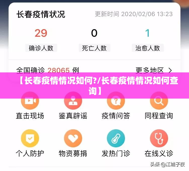 【长春疫情情况如何?/长春疫情情况如何查询】
