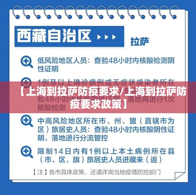 【上海到拉萨防疫要求/上海到拉萨防疫要求政策】