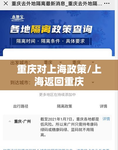 重庆对上海政策/上海返回重庆