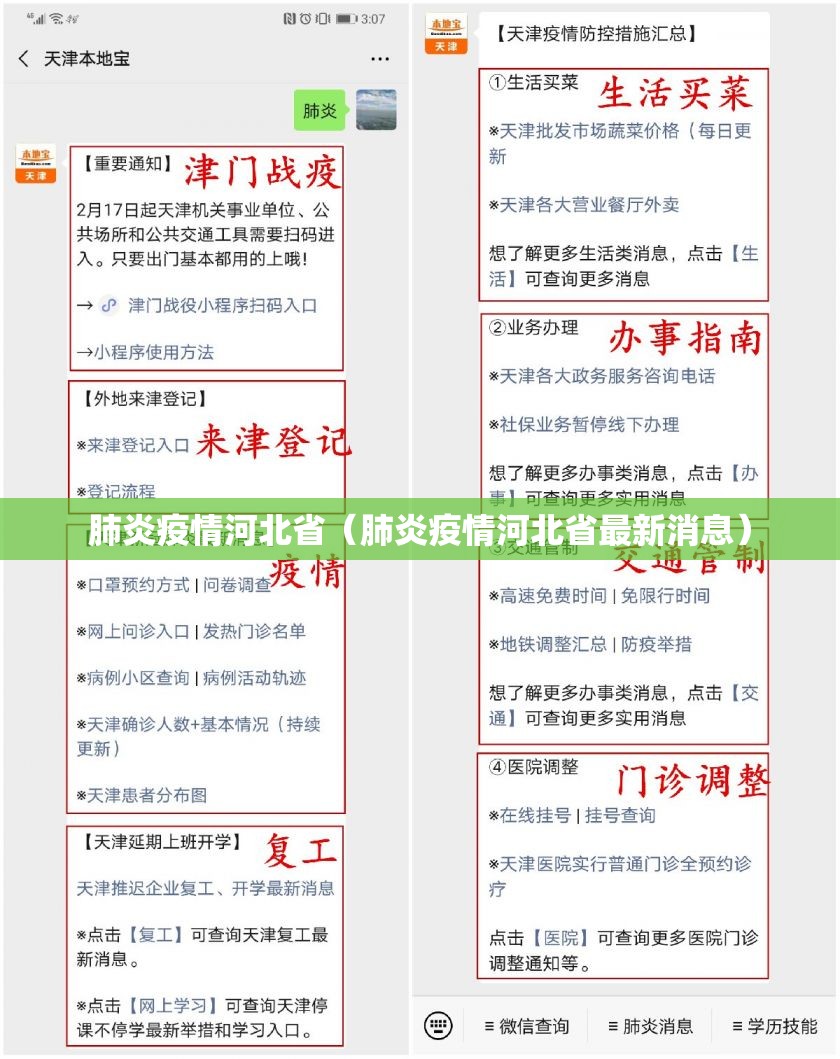 肺炎疫情河北省（肺炎疫情河北省最新消息）