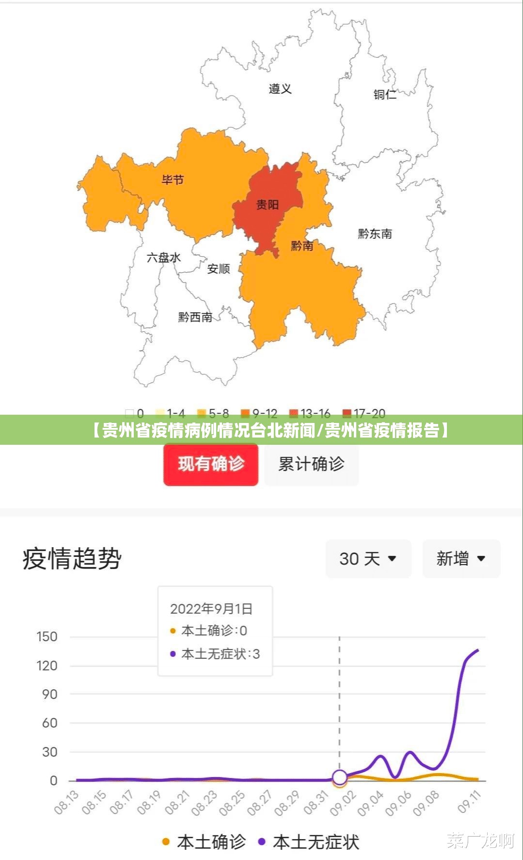 【贵州省疫情病例情况台北新闻/贵州省疫情报告】
