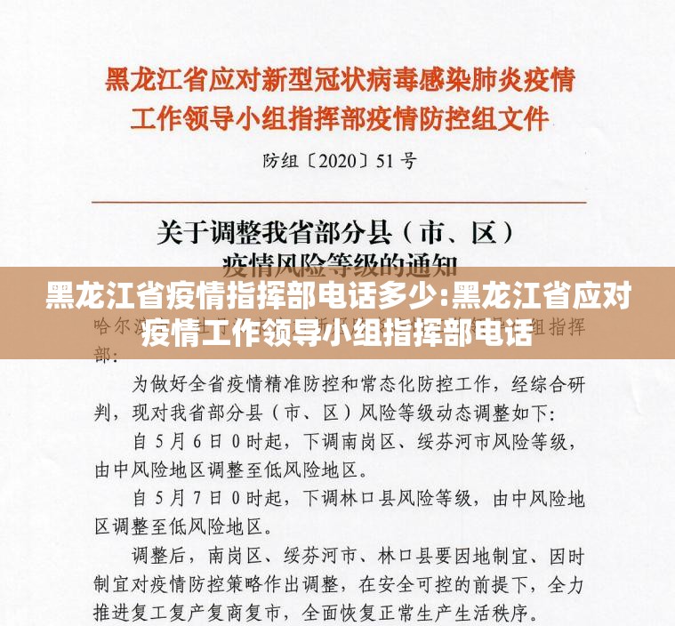 黑龙江省疫情指挥部电话多少:黑龙江省应对疫情工作领导小组指挥部电话