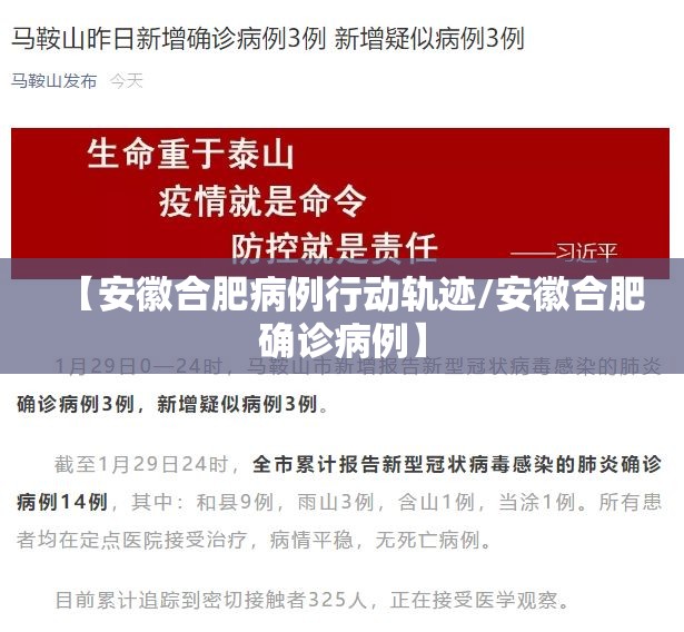 【安徽合肥病例行动轨迹/安徽合肥确诊病例】