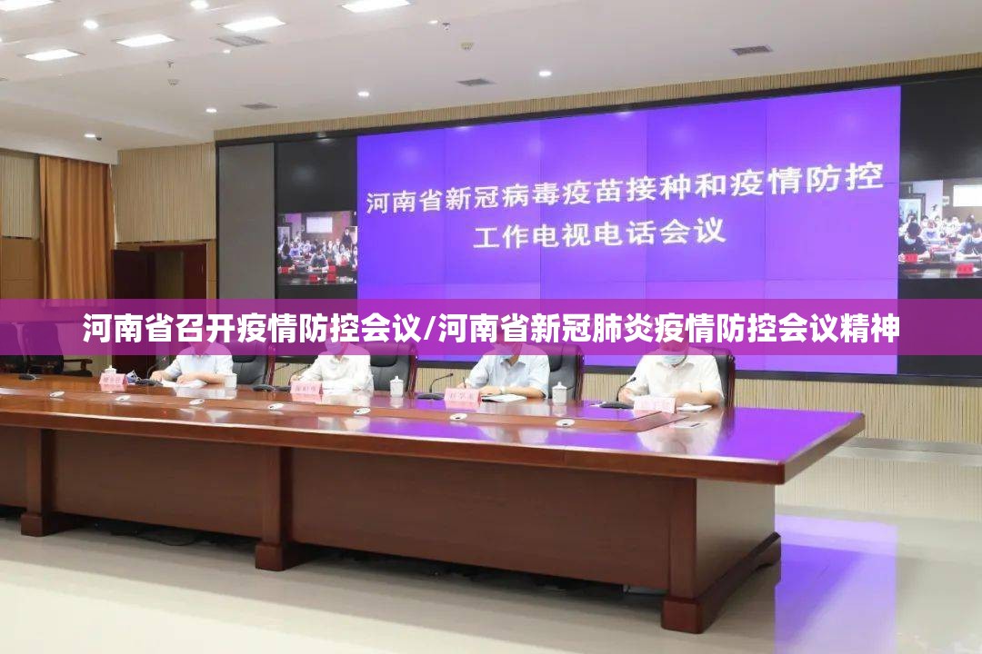 河南省召开疫情防控会议/河南省新冠肺炎疫情防控会议精神