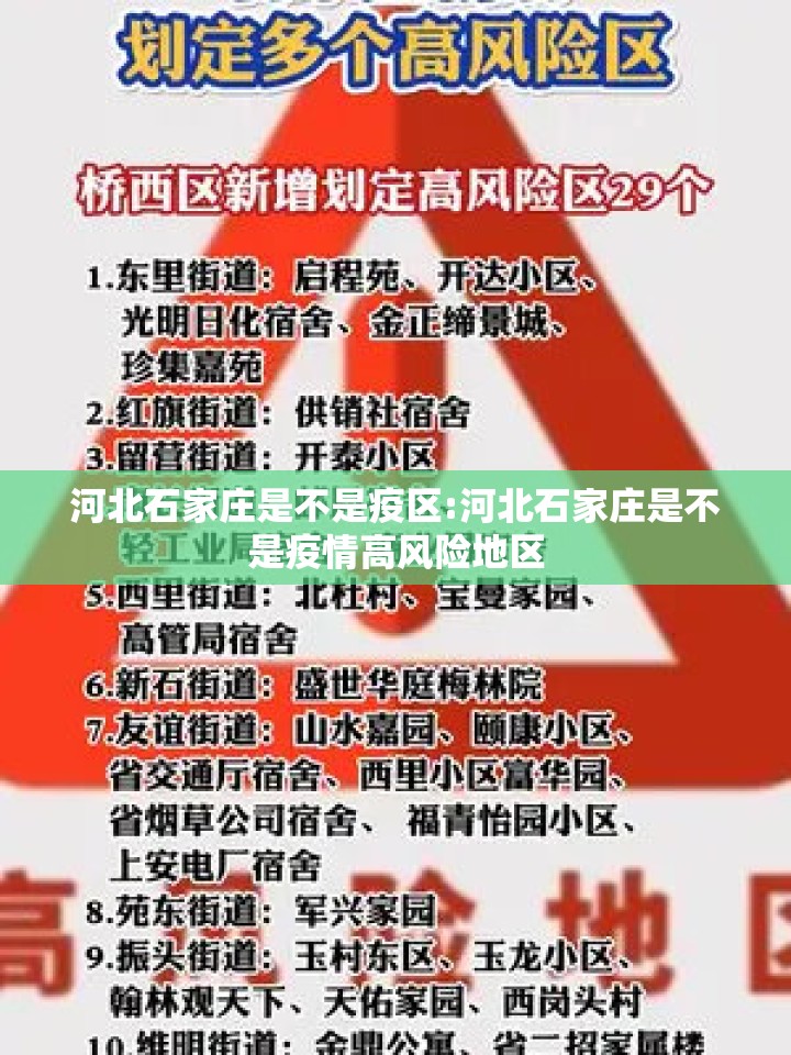 河北石家庄是不是疫区:河北石家庄是不是疫情高风险地区