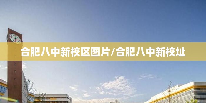 合肥八中新校区图片/合肥八中新校址