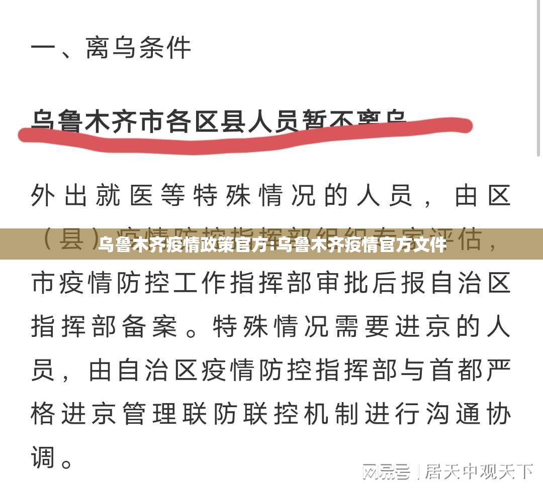乌鲁木齐疫情政策官方:乌鲁木齐疫情官方文件