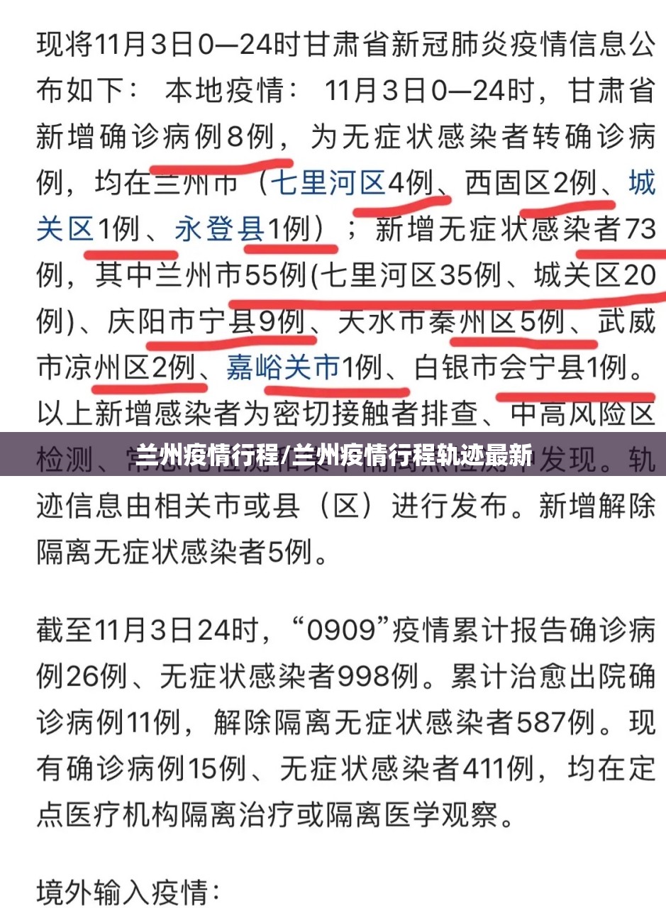 兰州疫情行程/兰州疫情行程轨迹最新