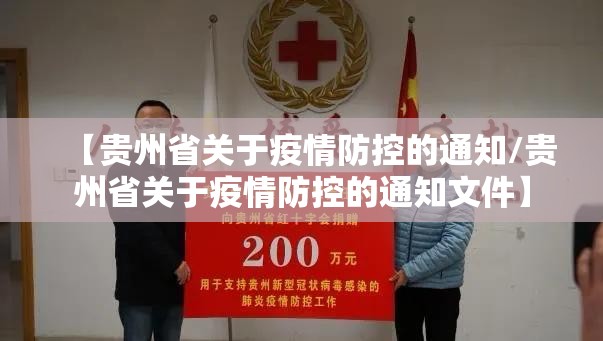【贵州省关于疫情防控的通知/贵州省关于疫情防控的通知文件】