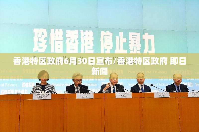 香港特区政府6月30日宣布/香港特区政府 即日新闻