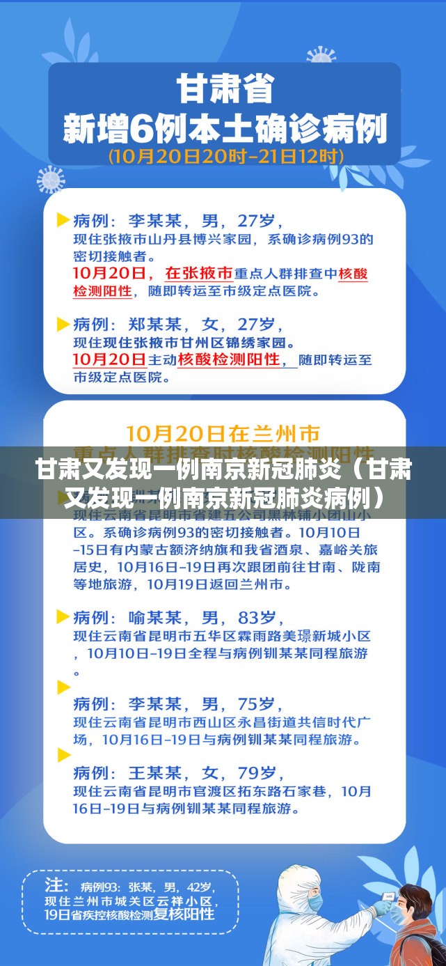 甘肃又发现一例南京新冠肺炎（甘肃又发现一例南京新冠肺炎病例）