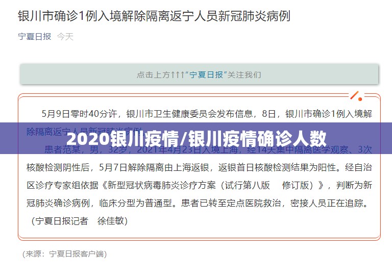 2020银川疫情/银川疫情确诊人数