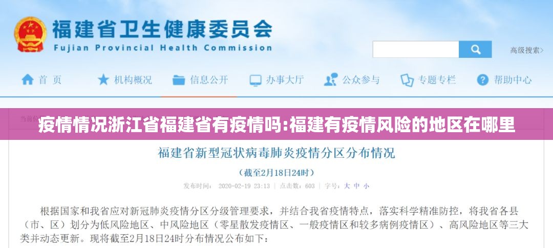 疫情情况浙江省福建省有疫情吗:福建有疫情风险的地区在哪里