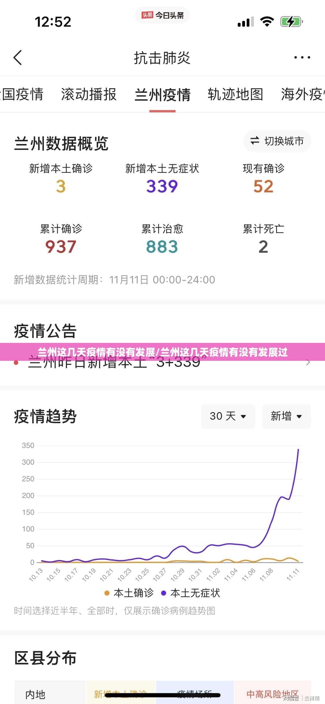 兰州这几天疫情有没有发展/兰州这几天疫情有没有发展过