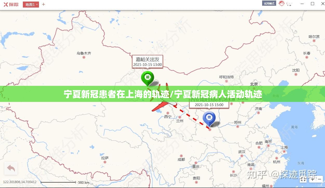 宁夏新冠患者在上海的轨迹/宁夏新冠病人活动轨迹