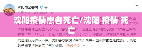 沈阳疫情患者死亡/沈阳 疫情 死亡