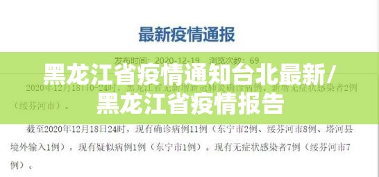 黑龙江省疫情通知台北最新/黑龙江省疫情报告