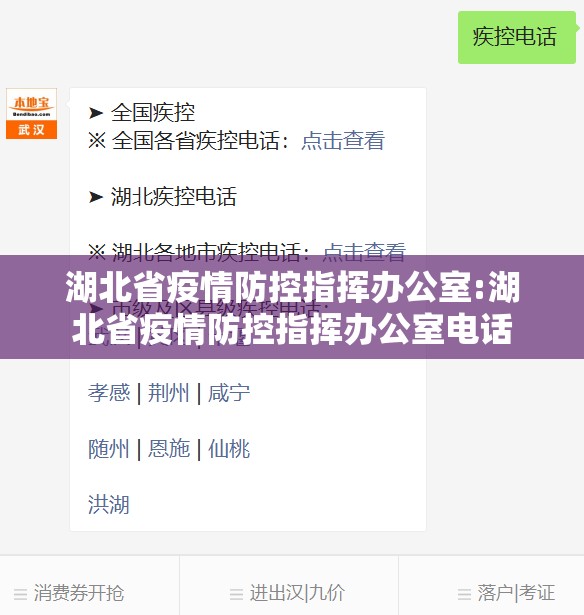 湖北省疫情防控指挥办公室:湖北省疫情防控指挥办公室电话
