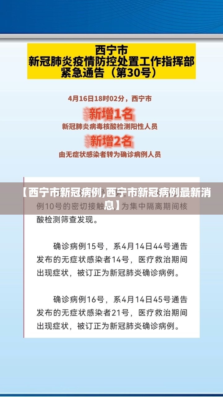 【西宁市新冠病例,西宁市新冠病例最新消息】