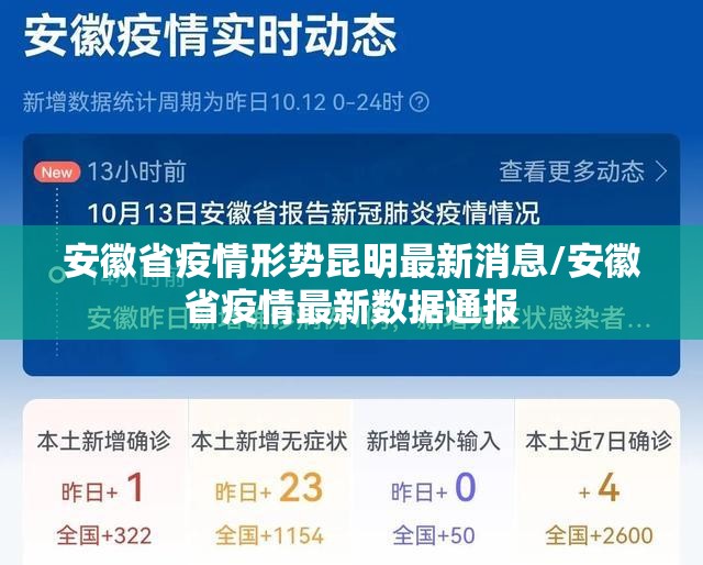 安徽省疫情形势昆明最新消息/安徽省疫情最新数据通报
