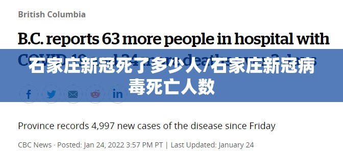 石家庄新冠死了多少人/石家庄新冠病毒死亡人数