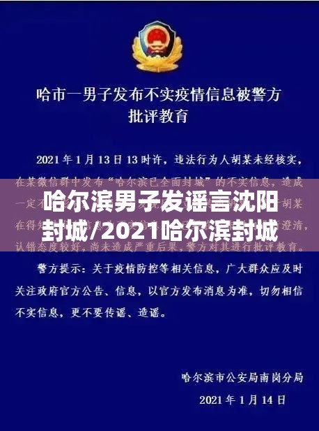 哈尔滨男子发谣言沈阳封城/2021哈尔滨封城通告