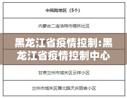 黑龙江省疫情控制:黑龙江省疫情控制中心电话