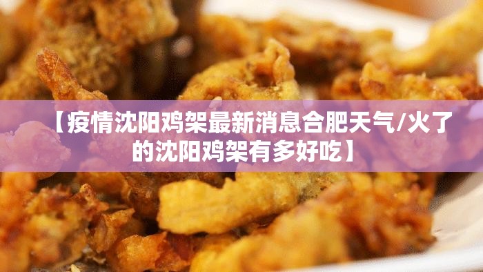 【疫情沈阳鸡架最新消息合肥天气/火了的沈阳鸡架有多好吃】