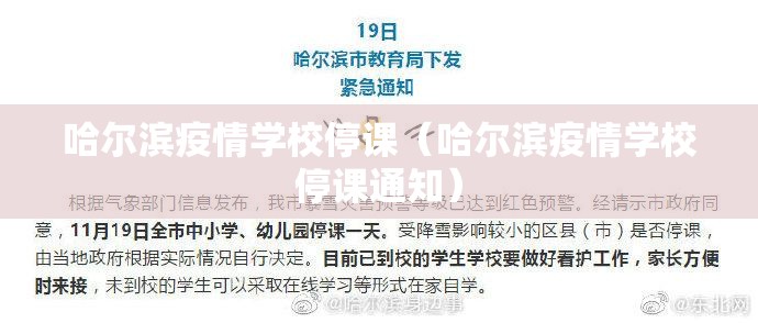 哈尔滨疫情学校停课（哈尔滨疫情学校停课通知）