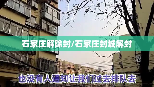 石家庄解除封/石家庄封城解封