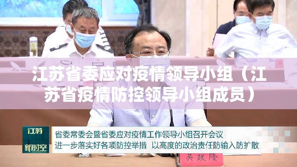 江苏省委应对疫情领导小组（江苏省疫情防控领导小组成员）