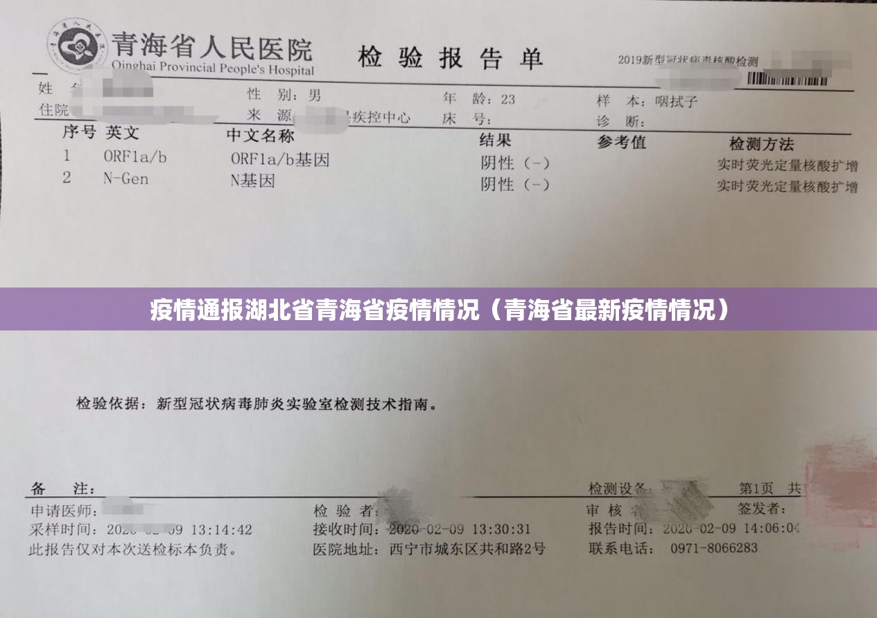 疫情通报湖北省青海省疫情情况（青海省最新疫情情况）