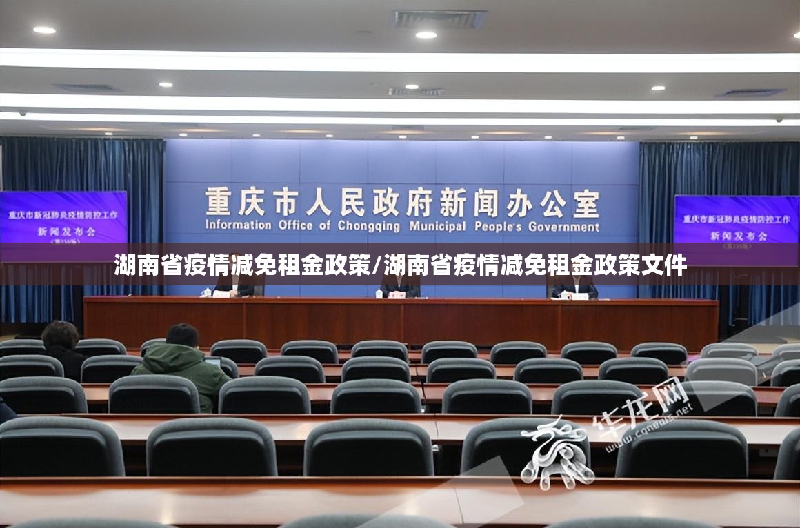 湖南省疫情减免租金政策/湖南省疫情减免租金政策文件