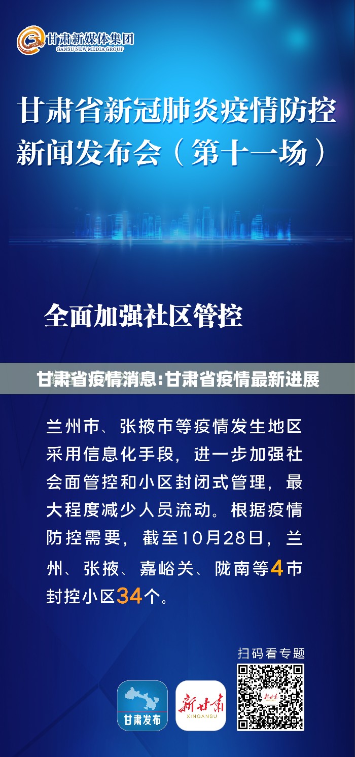 甘肃省疫情消息:甘肃省疫情最新进展