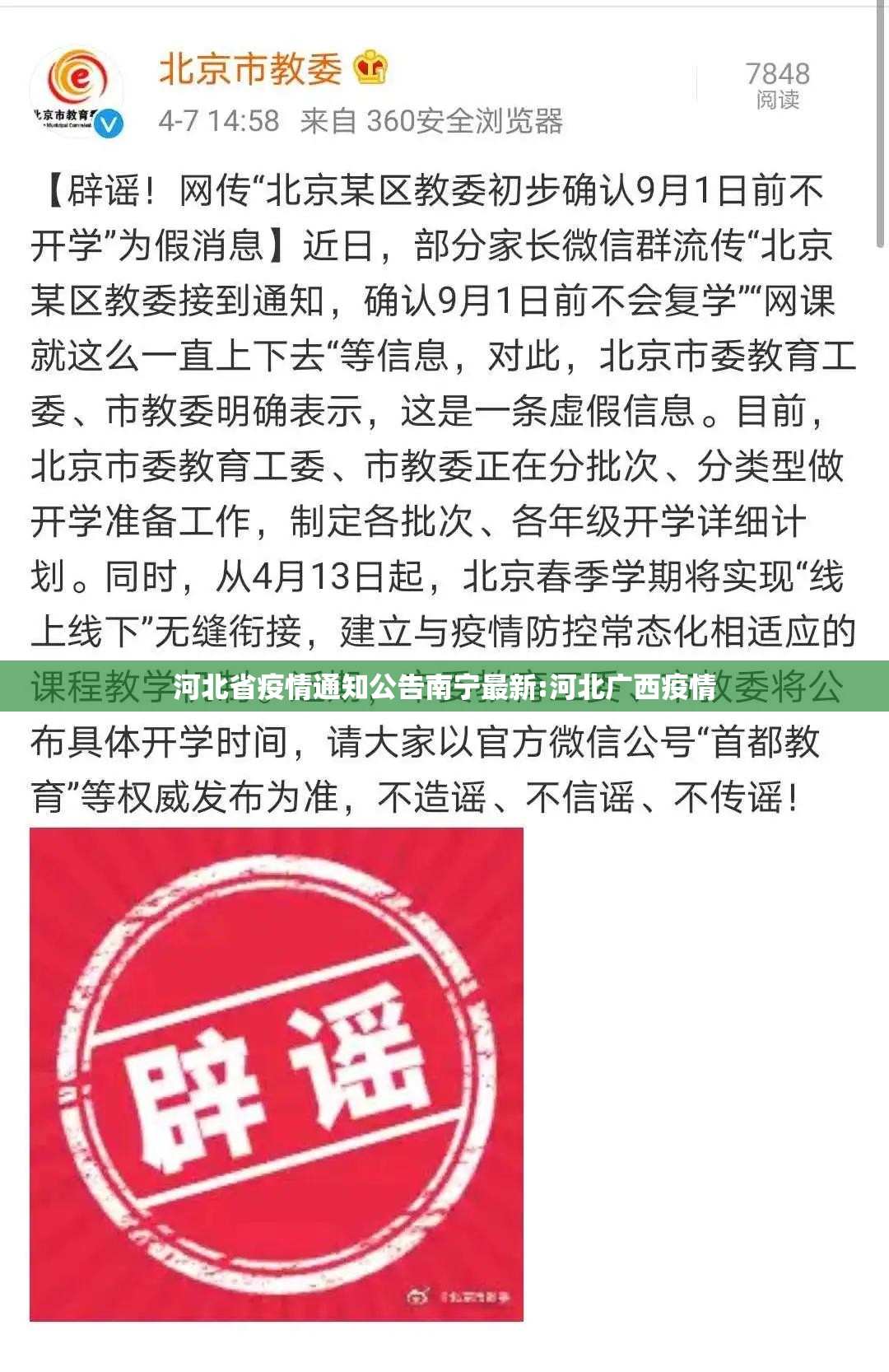 河北省疫情通知公告南宁最新:河北广西疫情