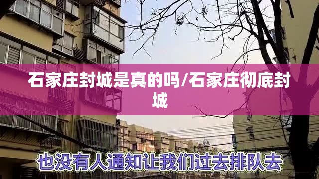 石家庄封城是真的吗/石家庄彻底封城