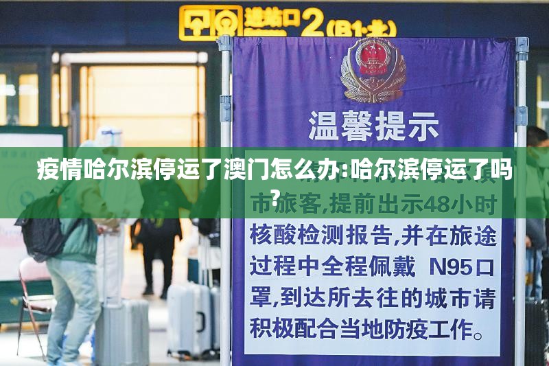 疫情哈尔滨停运了澳门怎么办:哈尔滨停运了吗?