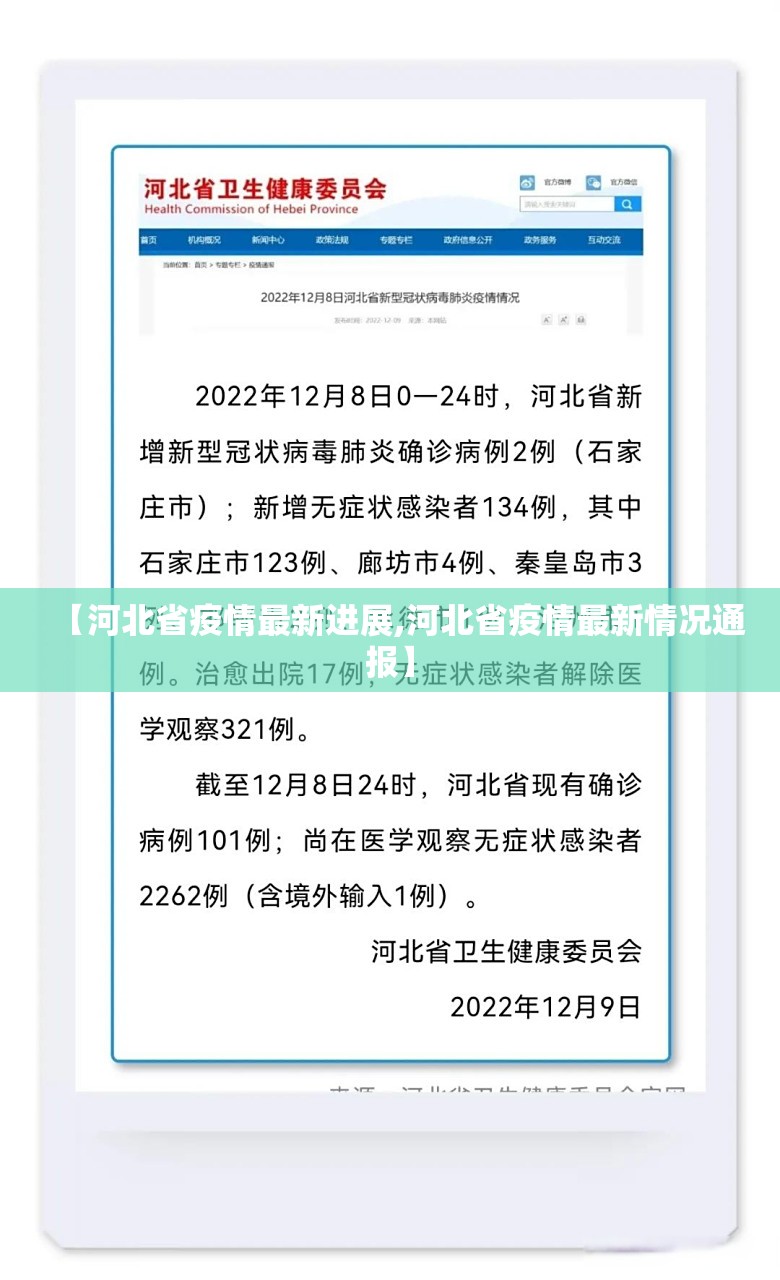 【河北省疫情最新进展,河北省疫情最新情况通报】