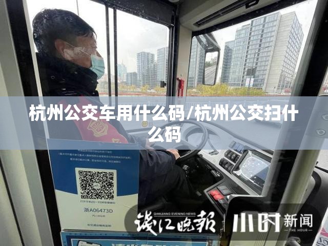 杭州公交车用什么码/杭州公交扫什么码