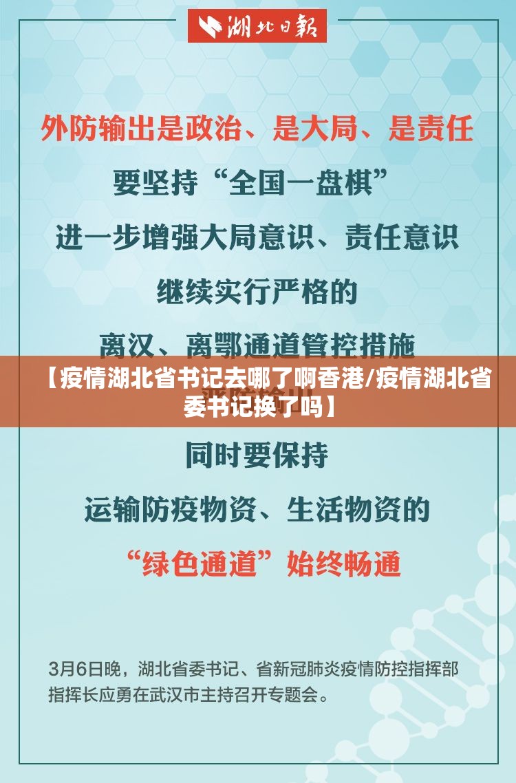 【疫情湖北省书记去哪了啊香港/疫情湖北省委书记换了吗】