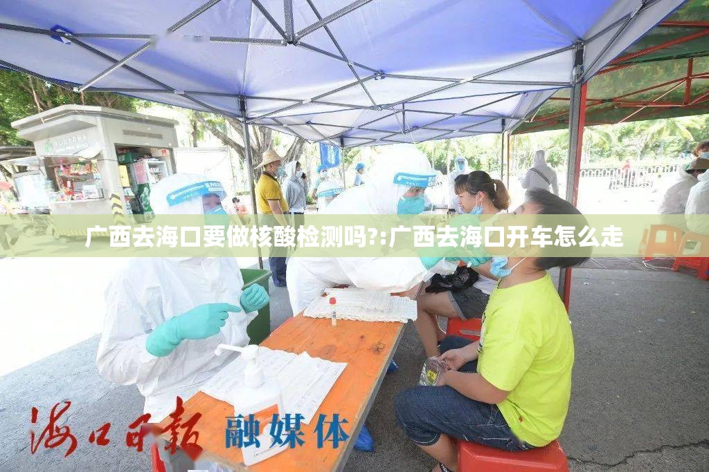 广西去海口要做核酸检测吗?:广西去海口开车怎么走