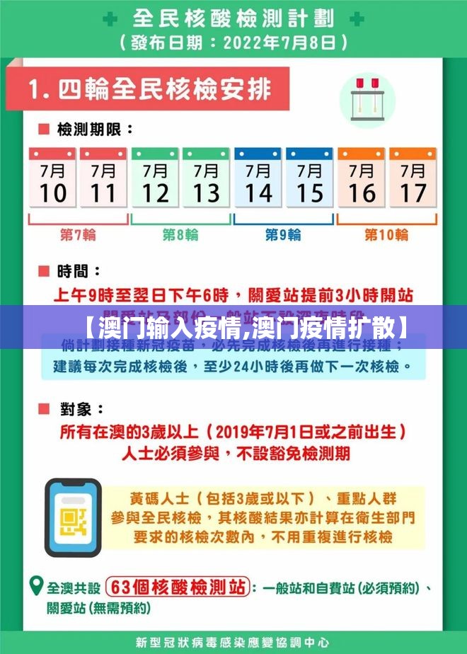 【澳门输入疫情,澳门疫情扩散】