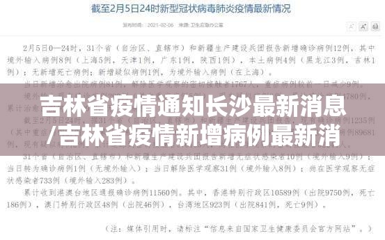 吉林省疫情通知长沙最新消息/吉林省疫情新增病例最新消息