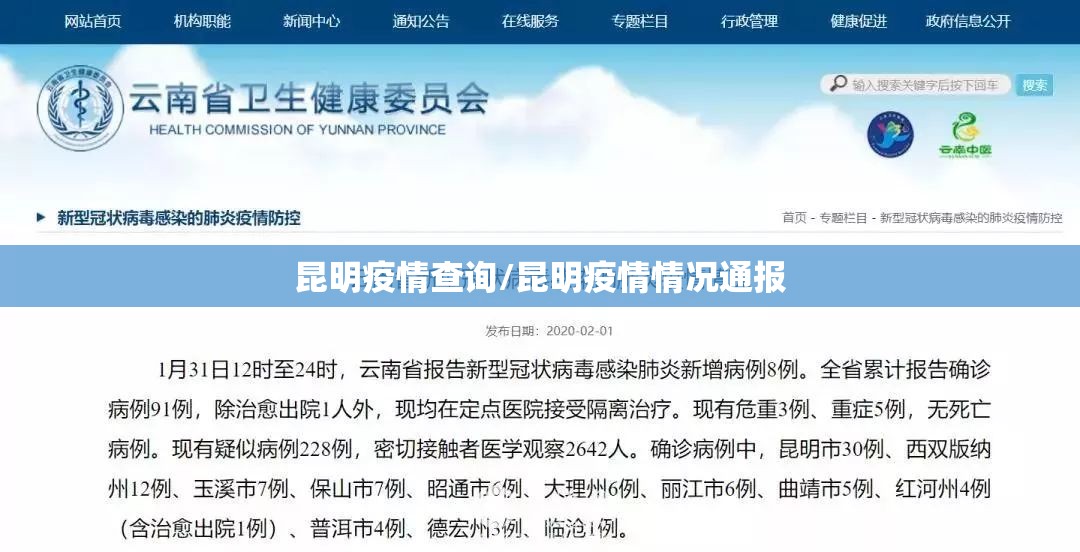 昆明疫情查询/昆明疫情情况通报