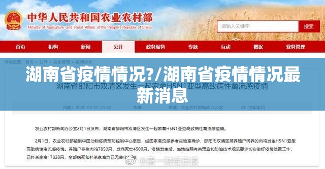 湖南省疫情情况?/湖南省疫情情况最新消息