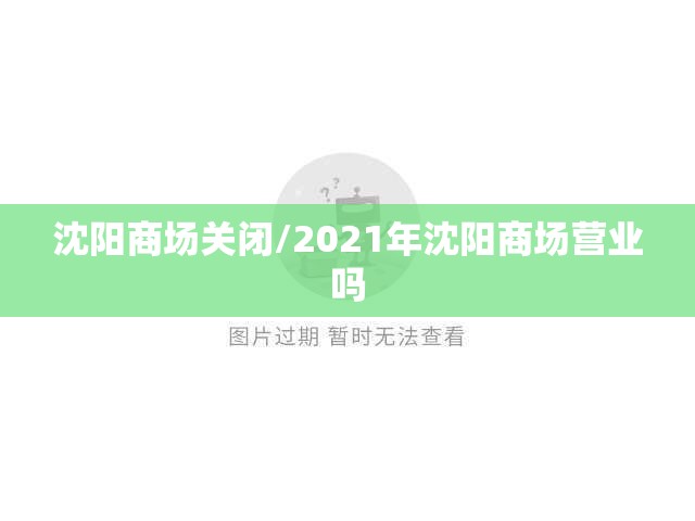 沈阳商场关闭/2021年沈阳商场营业吗
