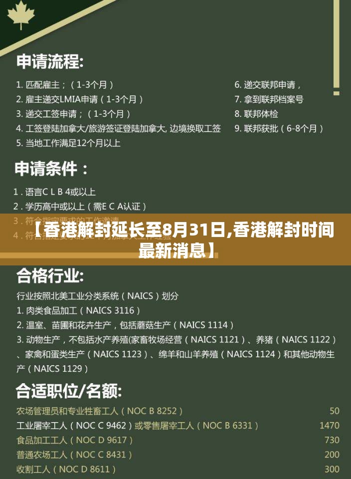 【香港解封延长至8月31日,香港解封时间最新消息】